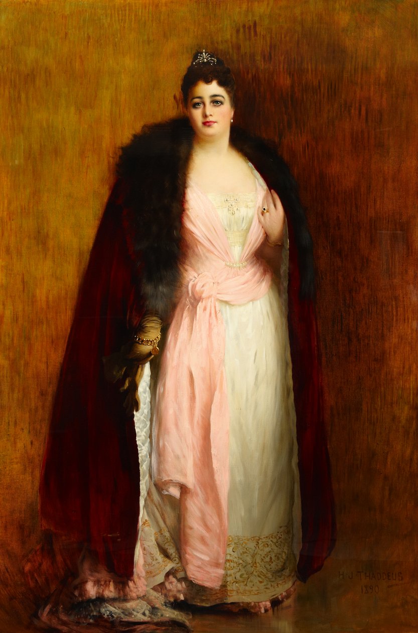 Pani Ada Lewis-Hill (1844-1906) autorstwa Henry Jones Thaddeus