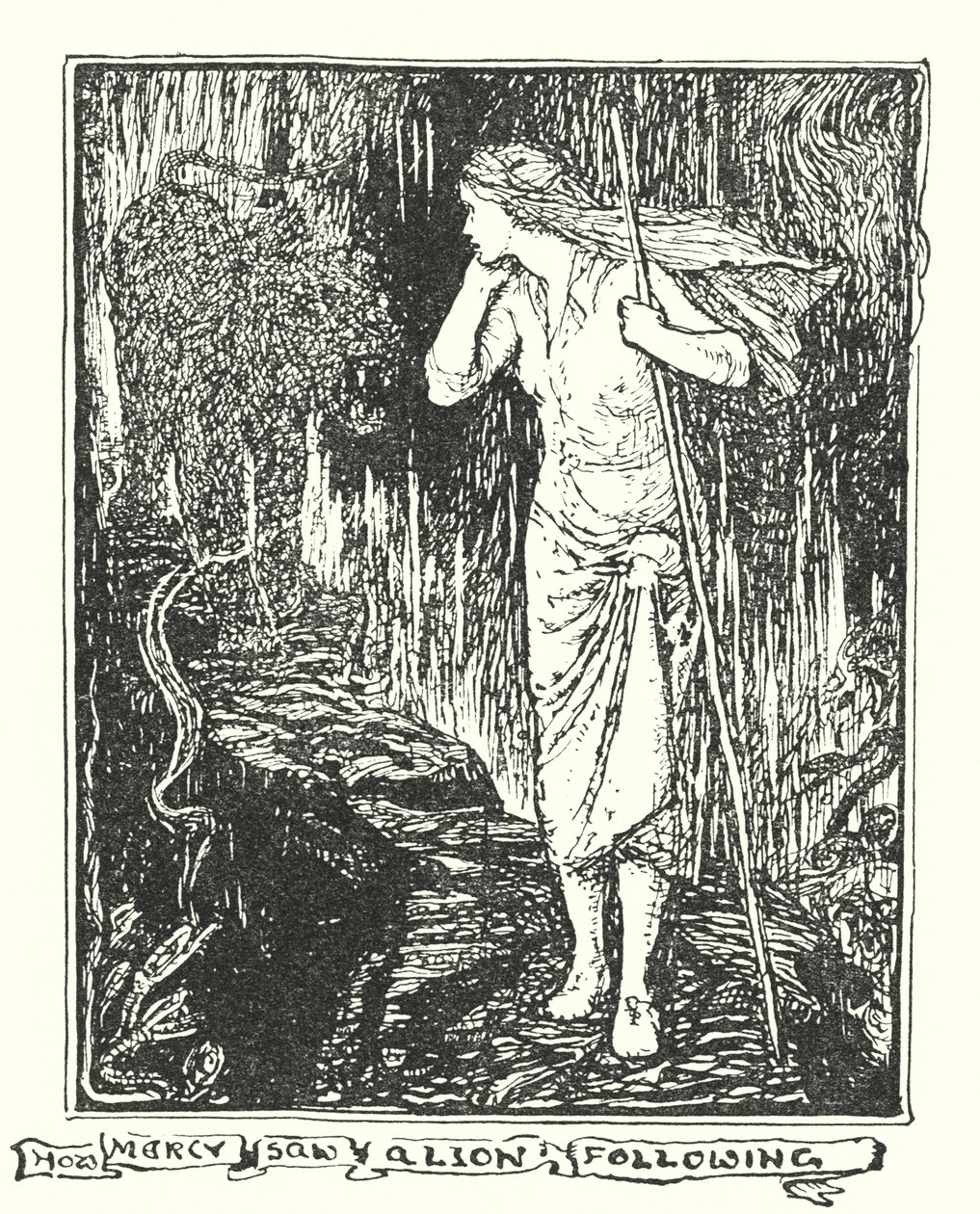 Ilustracja do książki "The Pilgrim