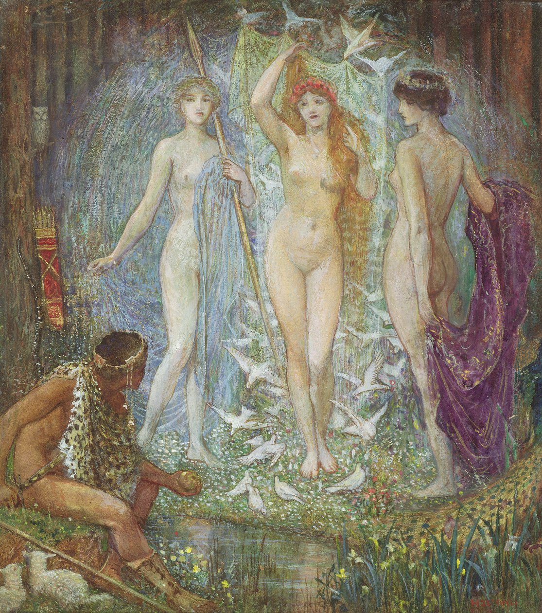 Wyrok Paryża, 1890 autorstwa Henry Justice Ford
