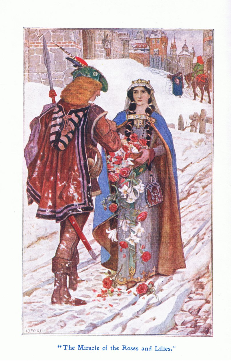 Cud róż i lilii, 1912 autorstwa Henry Justice Ford
