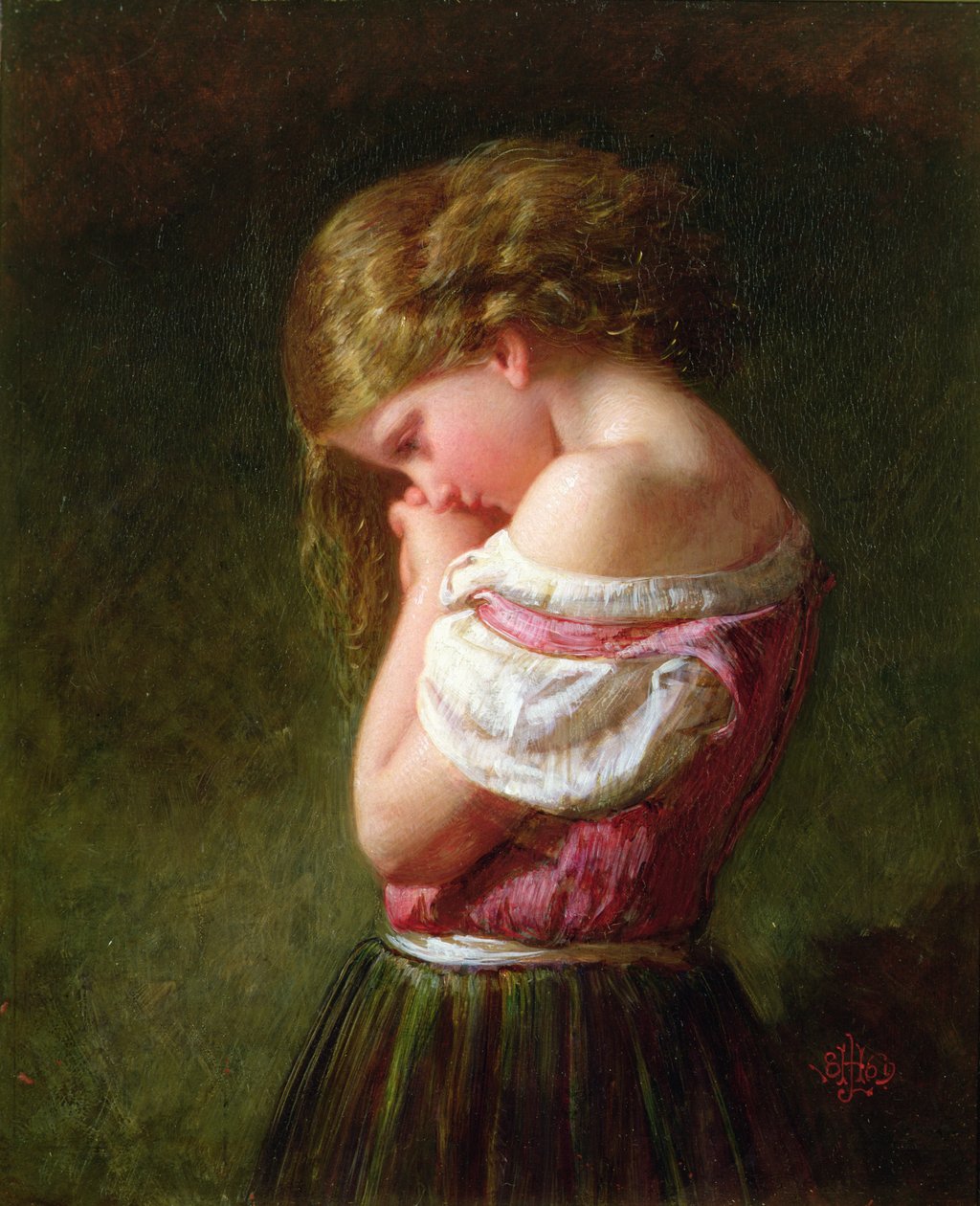 Wczesny smutek, 1869 autorstwa Henry Lejeune