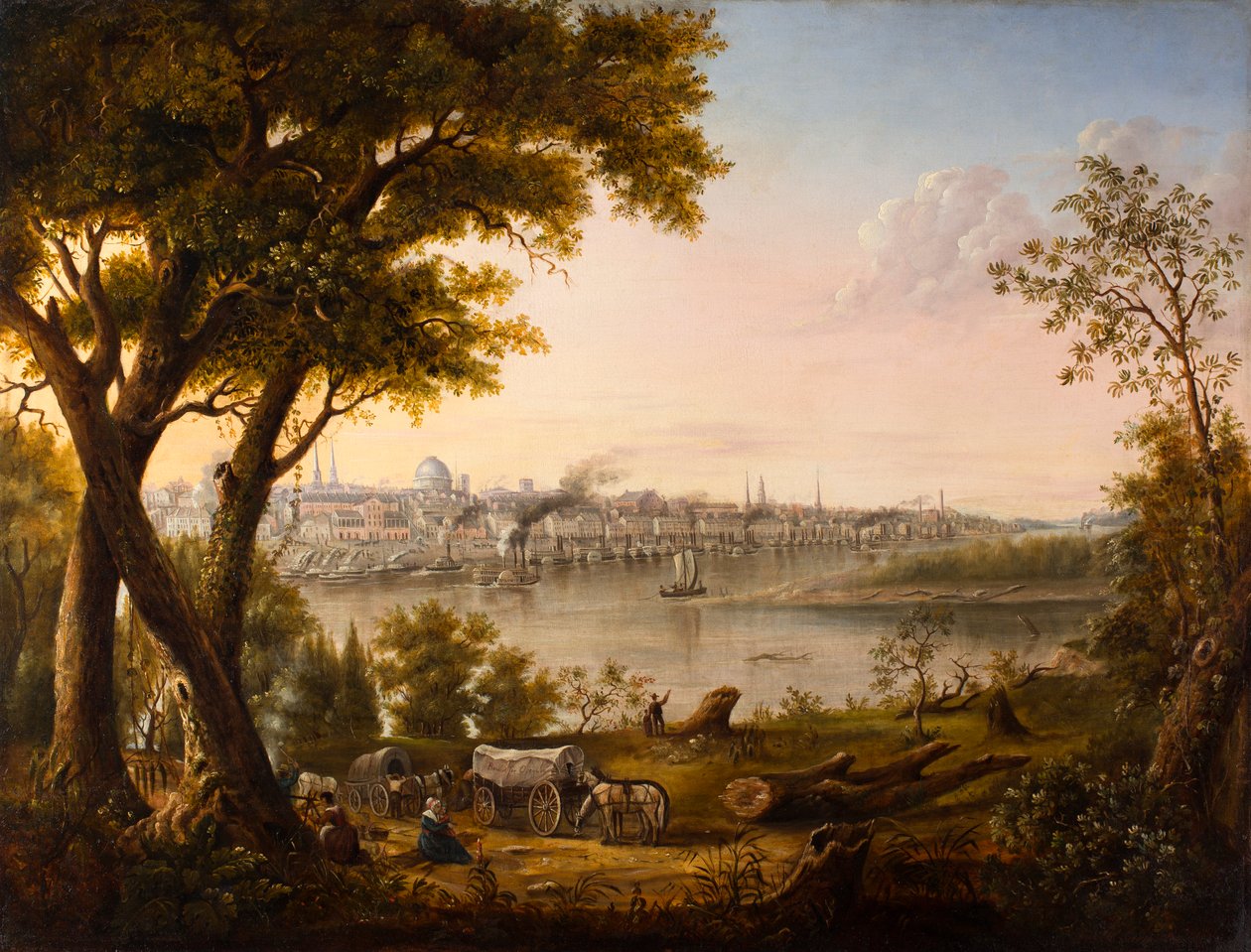 Św. Ludwik w 1846 r. autorstwa Henry Lewis