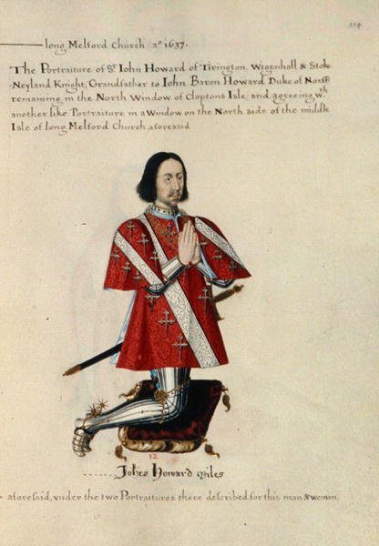 Sir John Howard z Tirington, Wigenhall i Stoke Nayland Rycerz autorstwa Henry Lilly