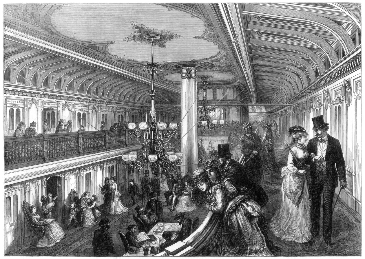 Salon parowca, 1875 autorstwa Henry Linton