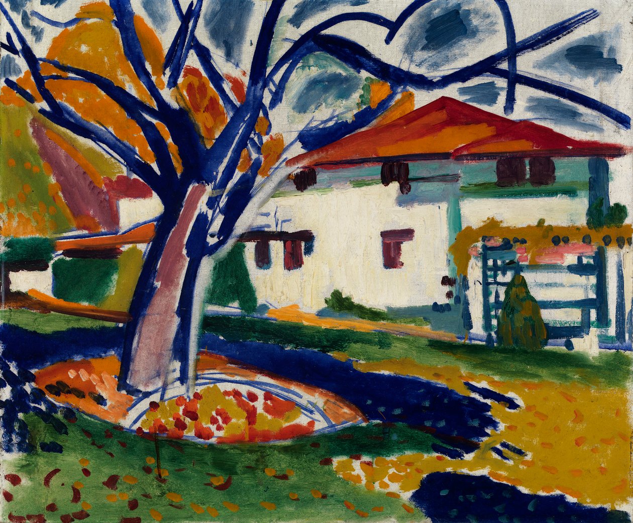 Niebieskie Drzewa, 1915-1916. autorstwa Henry Lyman Saÿen