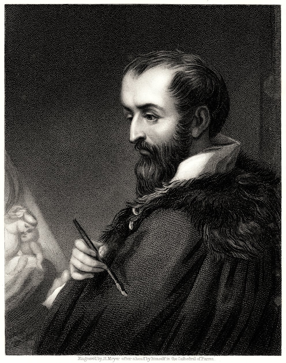 Correggio, XIX wiek autorstwa Henry Meyer