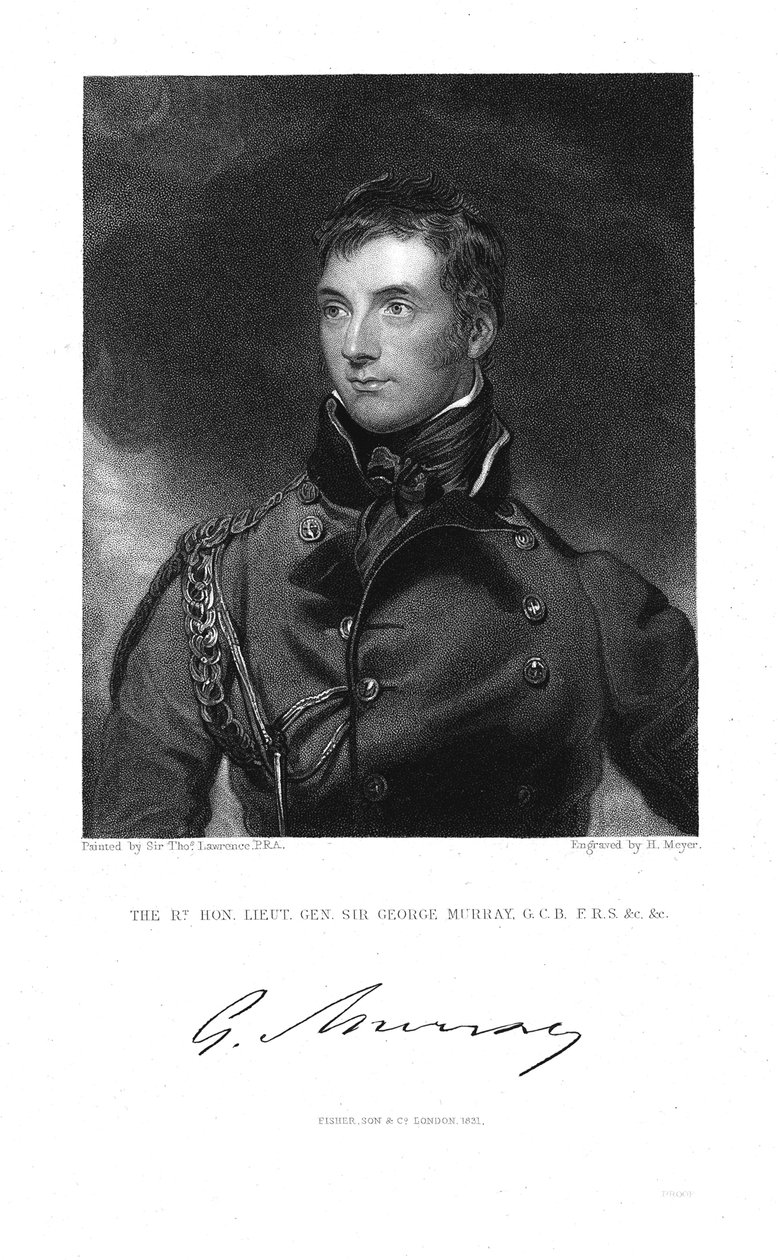 George Murray 1772-1846, szkocki generał i mąż stanu, 1831 autorstwa Henry Meyer