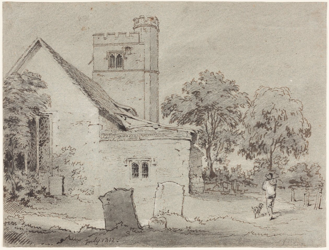 Kościół Aldenham, Hertfordshire autorstwa Henry Monro