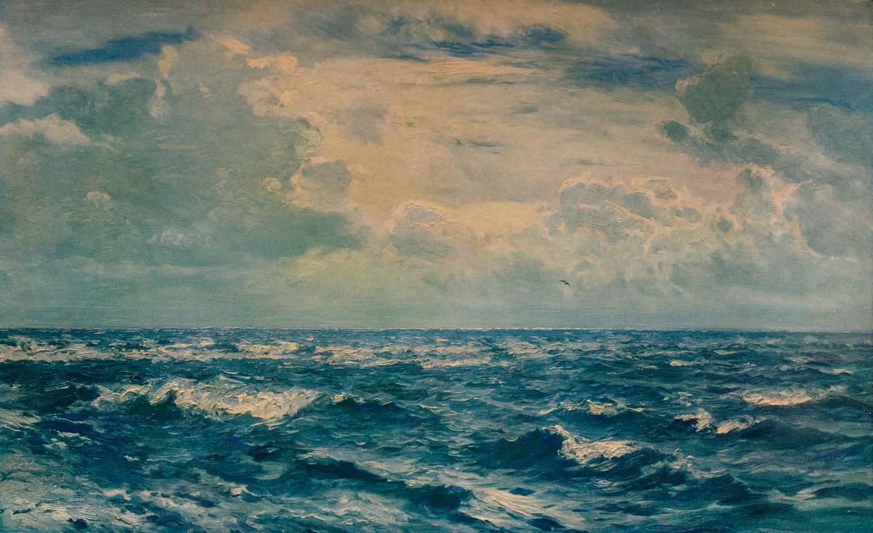 Srebrzysty dzień na zachód od igieł, Isle of Wight, 1932 autorstwa Henry Moore
