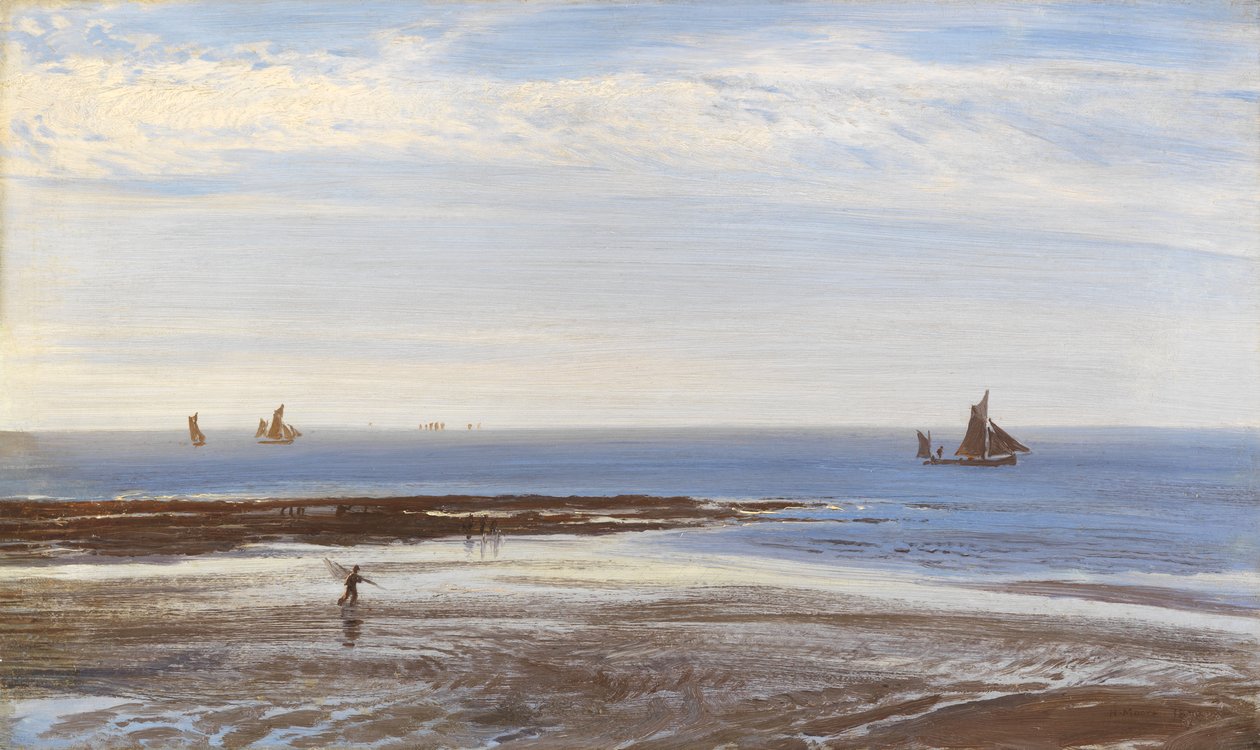 W pobliżu Margate - Wieczór, 1870 autorstwa Henry Moore