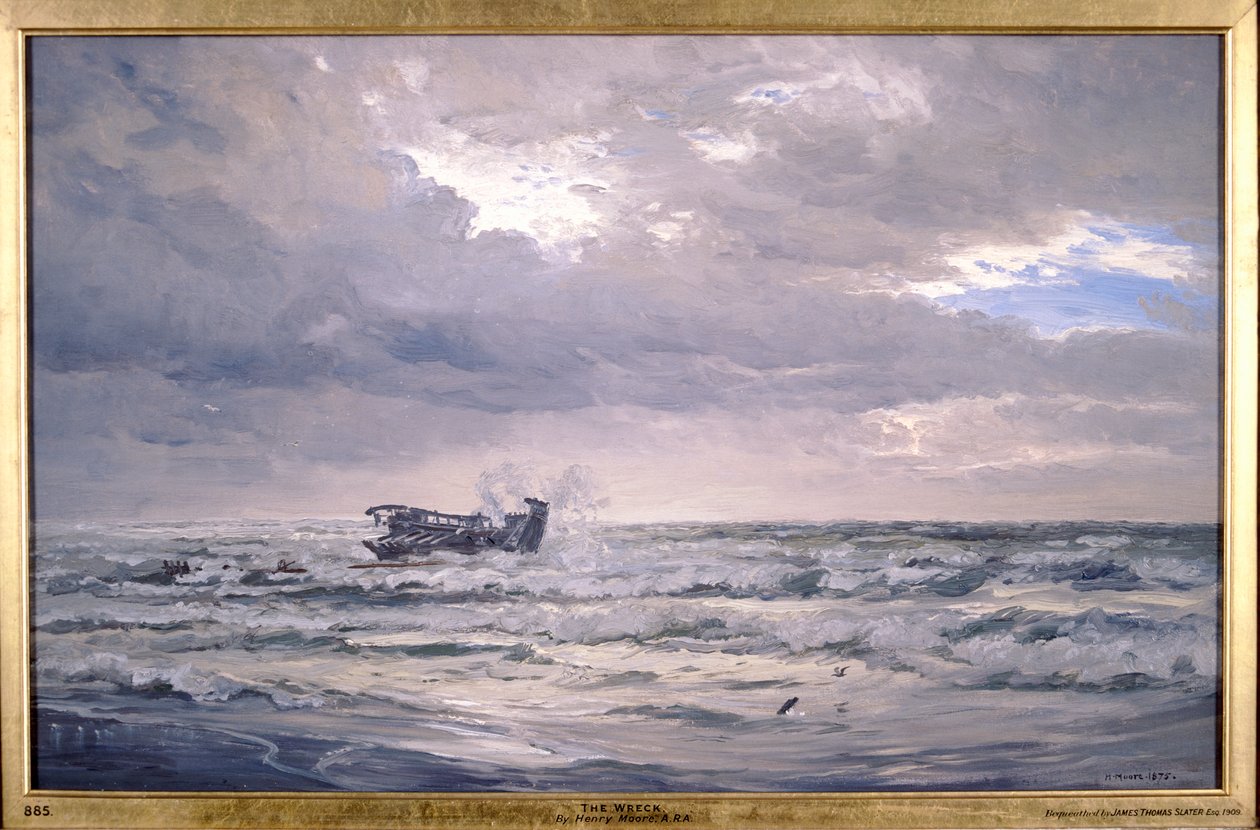 „Wrak”, 1875 autorstwa Henry Moore