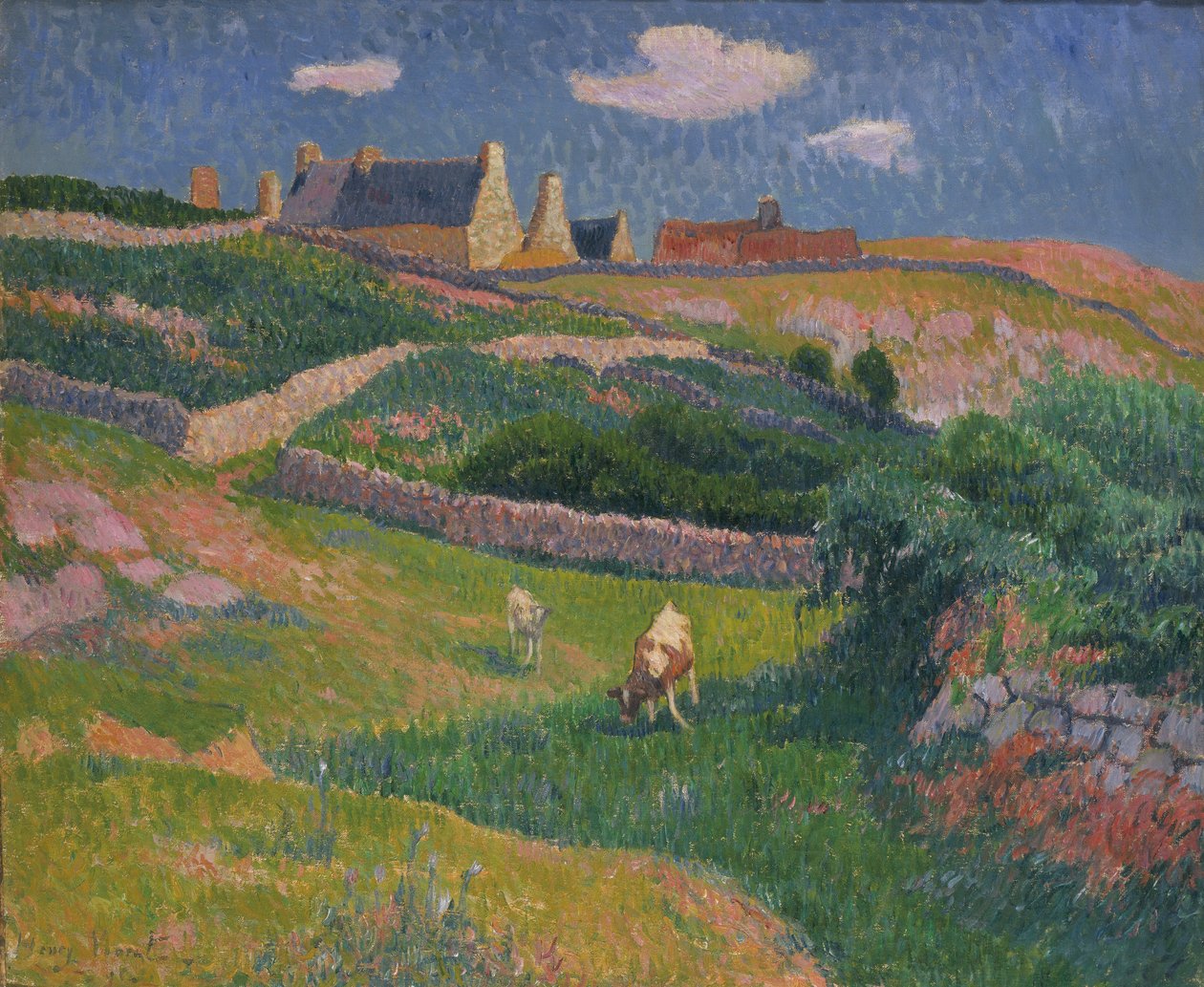 Krajobraz bretoński autorstwa Henry Moret