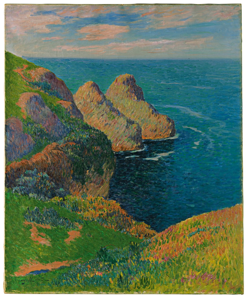Klify nad morzem, 1895 autorstwa Henry Moret