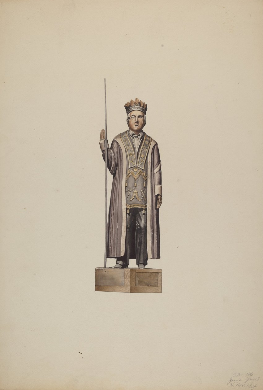 Pamiątkowa figurka autorstwa Henry Murphy