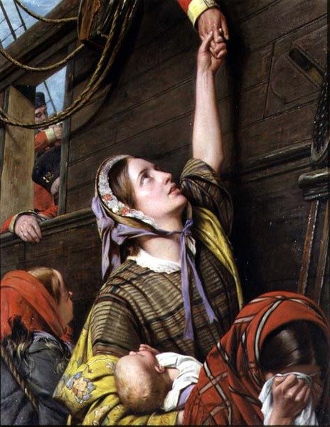Na wschód Ho!, 1857 autorstwa Henry Nelson ONeil