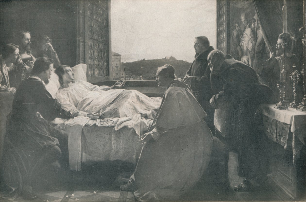 „Ostatnie chwile Rafaela”, 1866, 1917 autorstwa Henry Nelson O