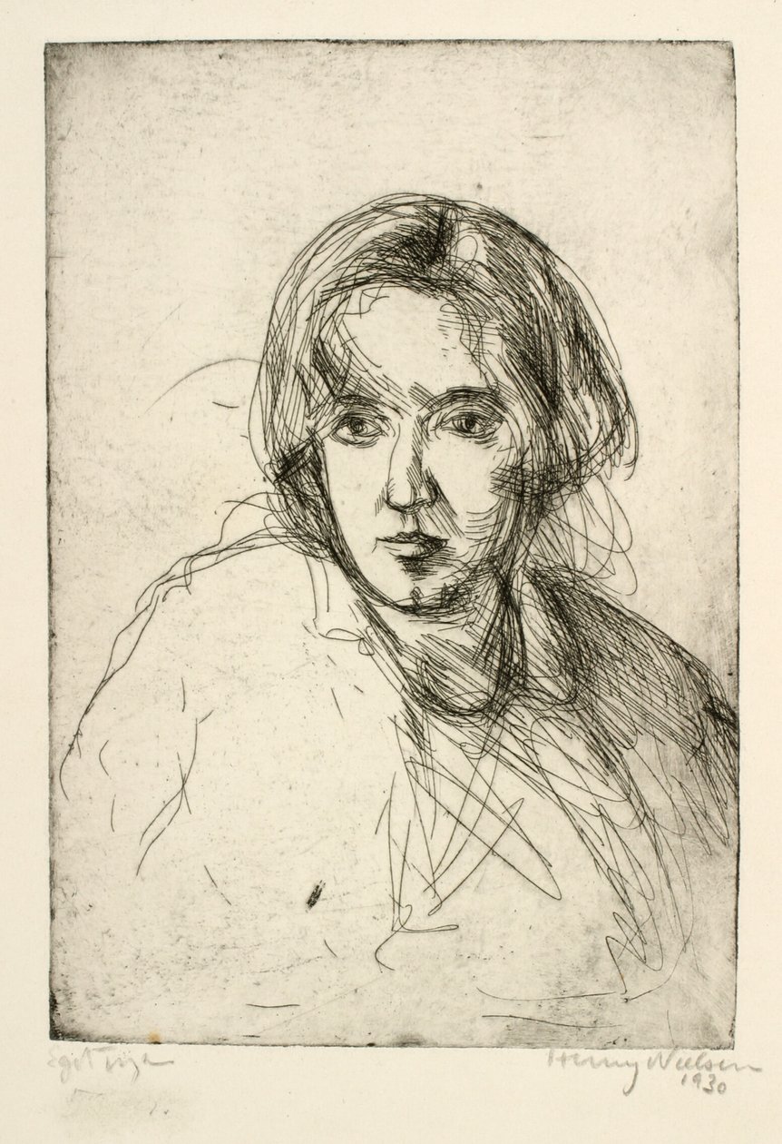 Portret kobiety autorstwa Henry Nielsen