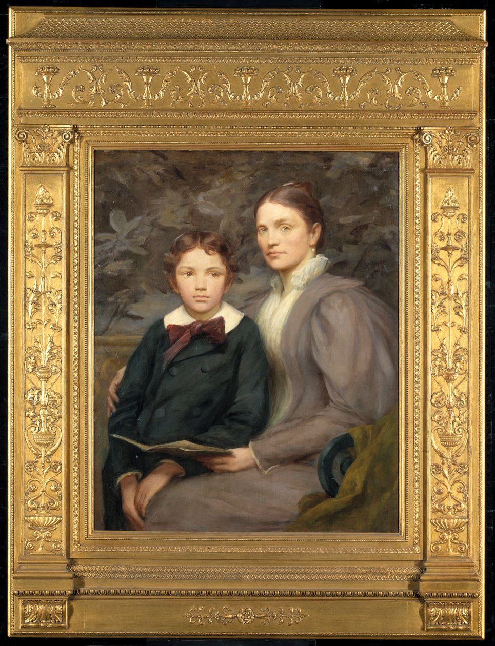 Pani William T. Evans i jej syn, 1895. autorstwa Henry Oliver Walker