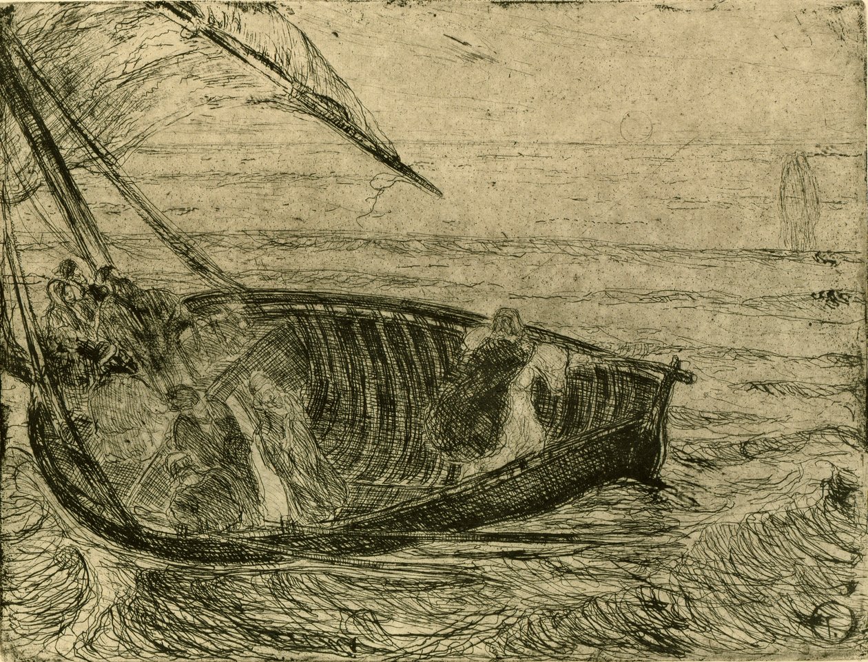 Chrystus chodzący po wodzie autorstwa Henry Ossawa Tanner