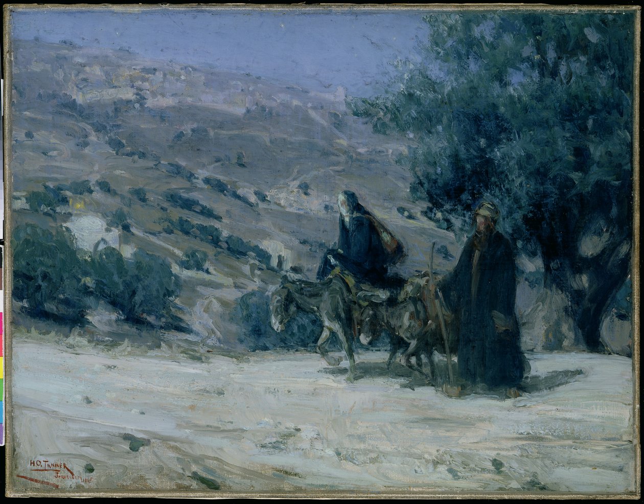 Ucieczka do Egiptu, 1899 autorstwa Henry Ossawa Tanner