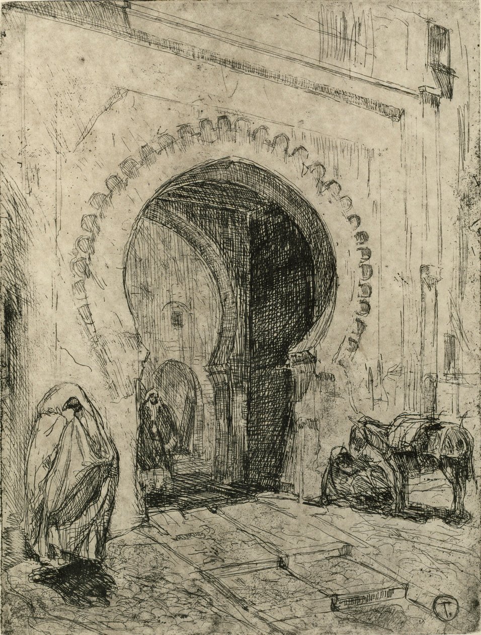 Brama w Tangerze autorstwa Henry Ossawa Tanner