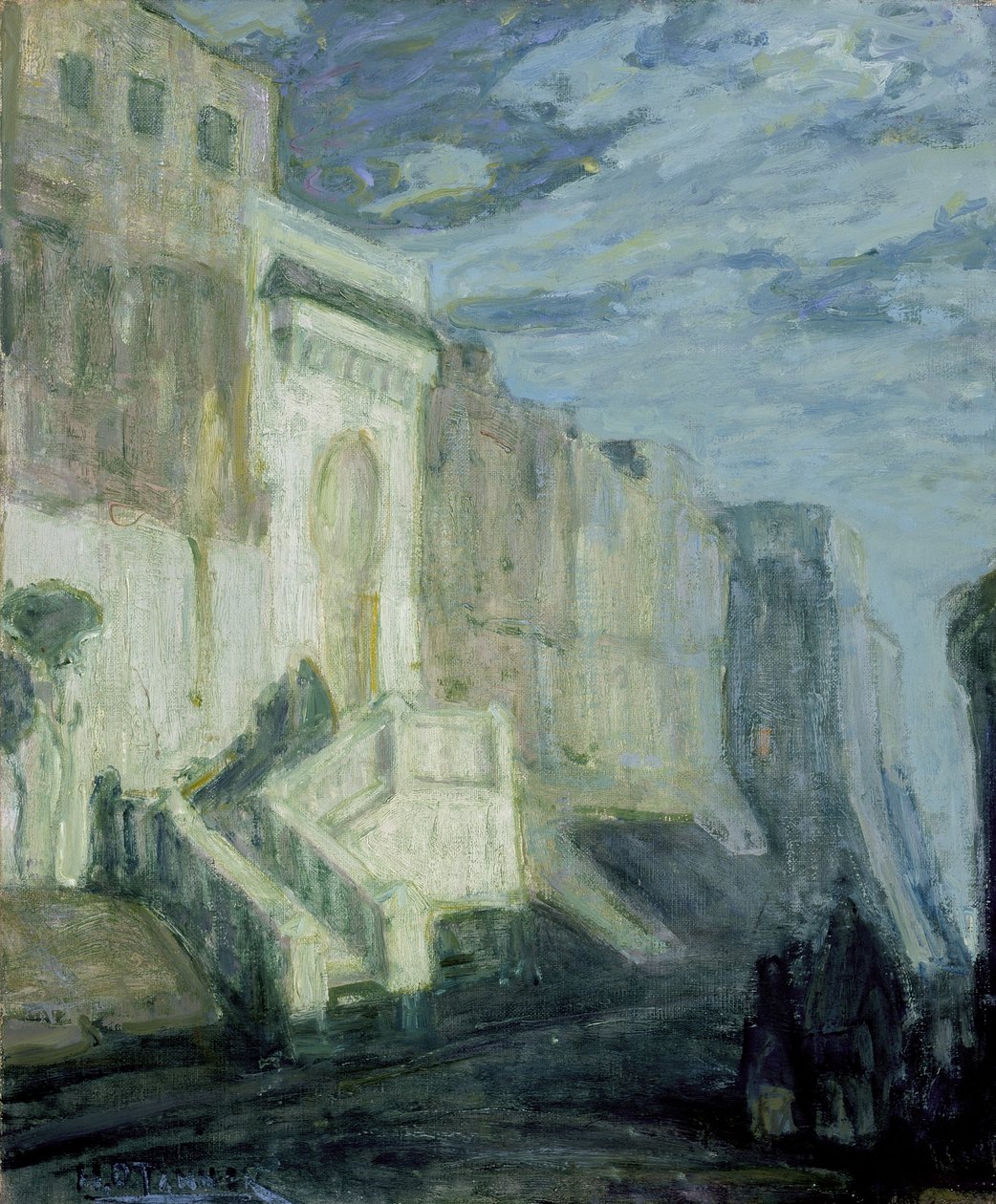 Światło księżyca: Mury Tangeru, ok. 1913-14 autorstwa Henry Ossawa Tanner