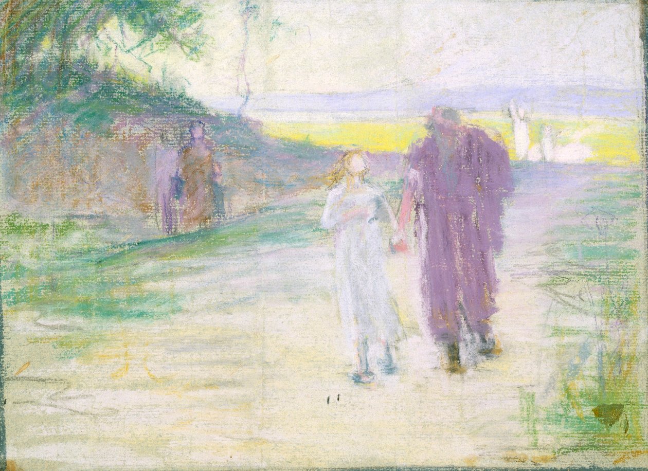 Nauka do lotu do Egiptu autorstwa Henry Ossawa Tanner