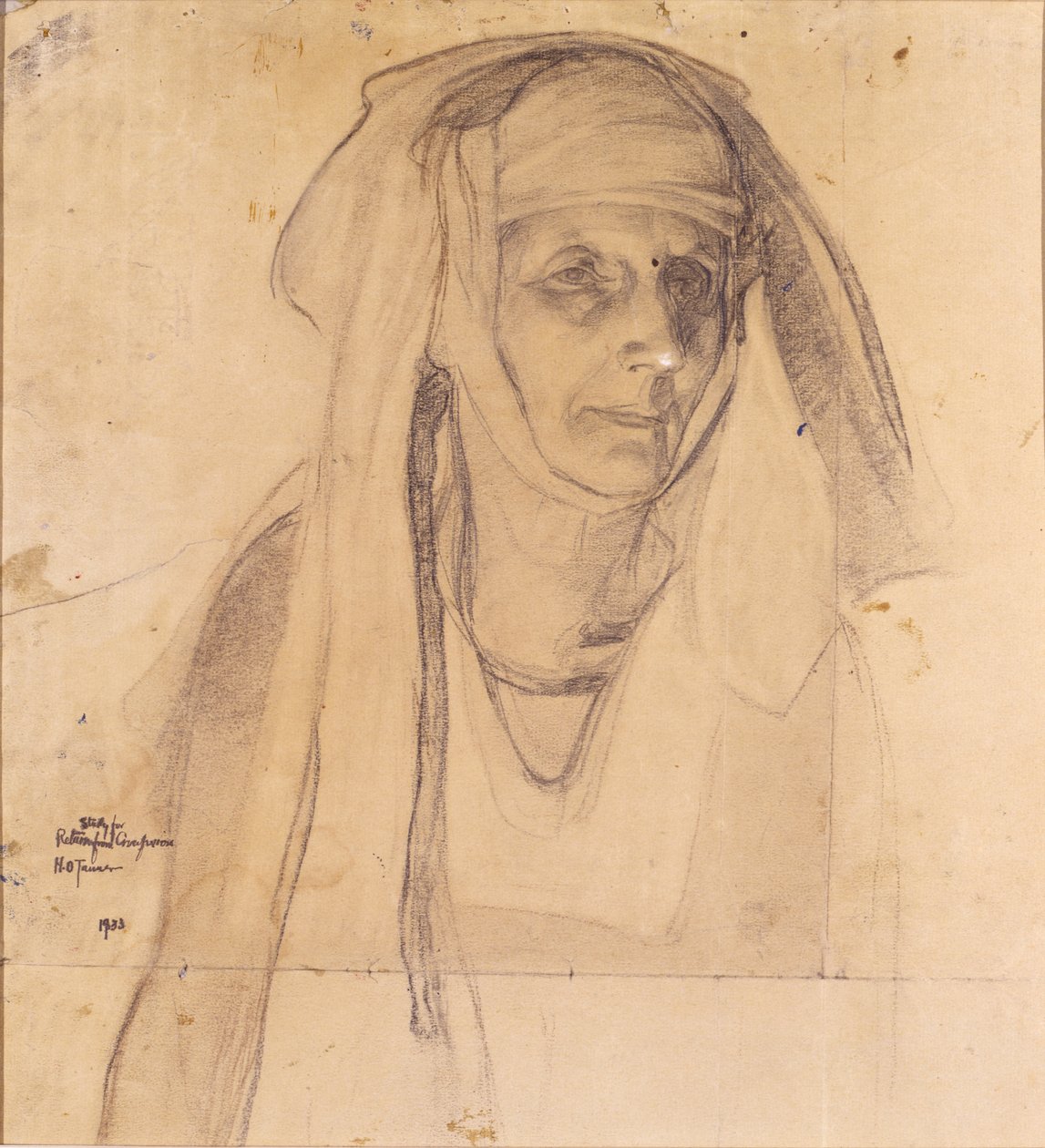 Studium dla Maryi, Powrót z ukrzyżowania autorstwa Henry Ossawa Tanner