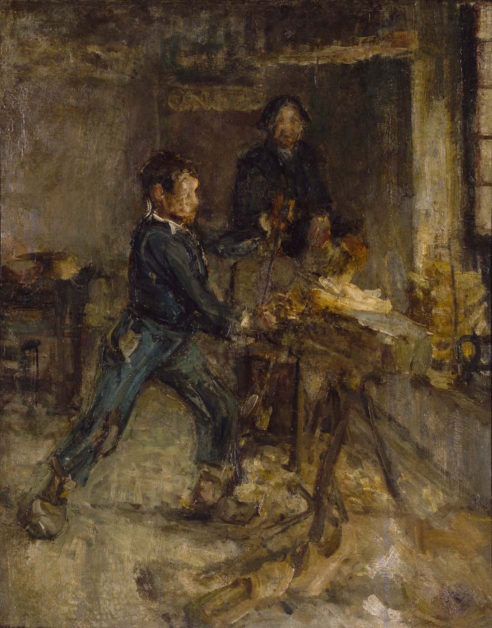 Studium dla młodych twórców sabotów autorstwa Henry Ossawa Tanner