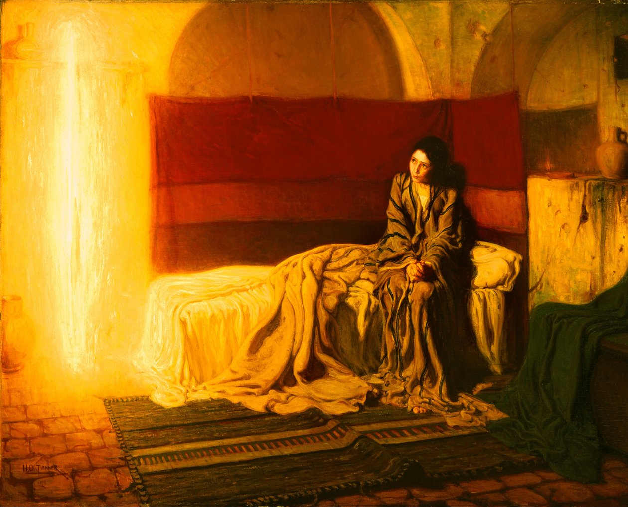 Zwiastowanie, 1898 autorstwa Henry Ossawa Tanner
