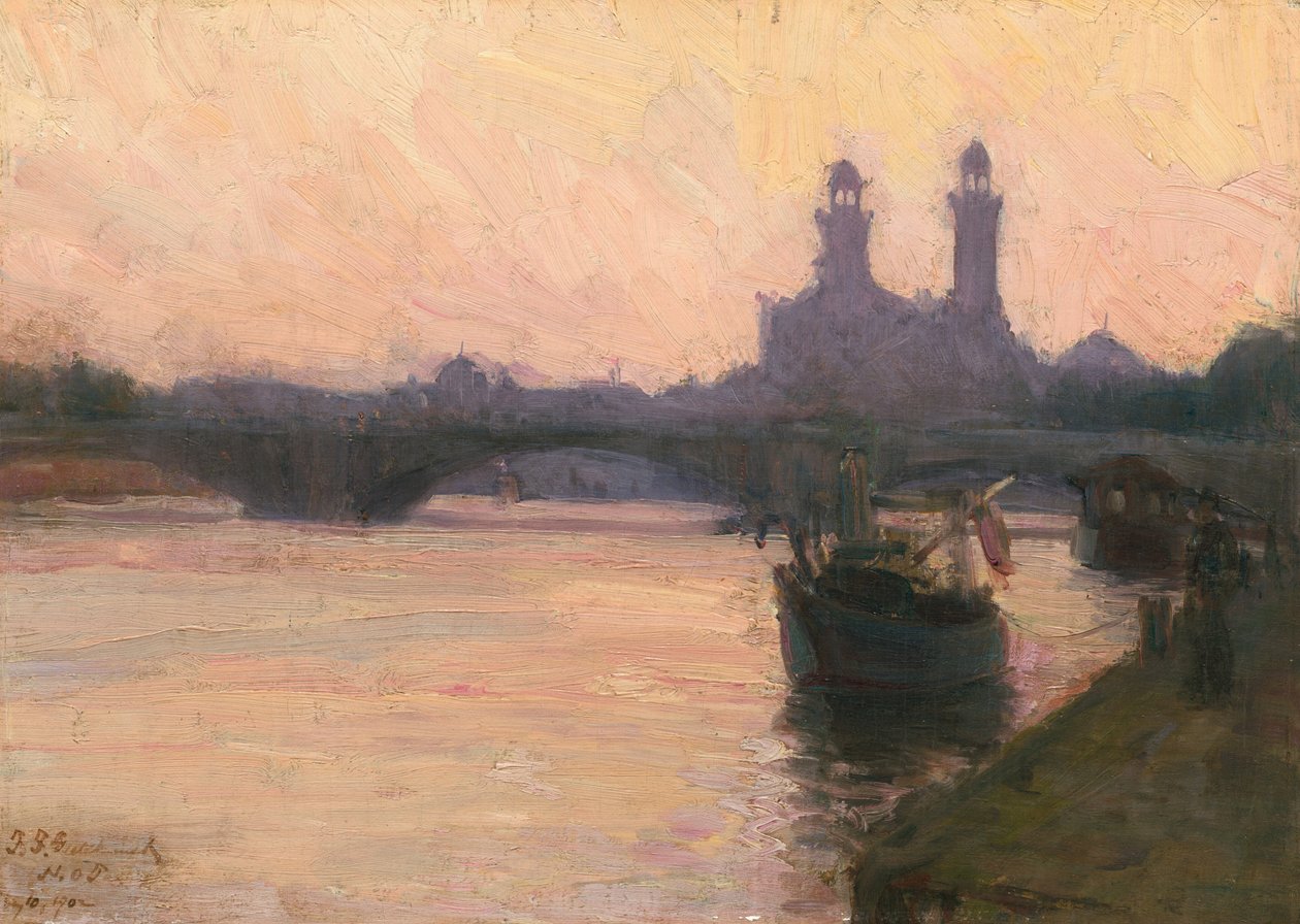 Sekwana, ok. godz. 1902. autorstwa Henry Ossawa Tanner