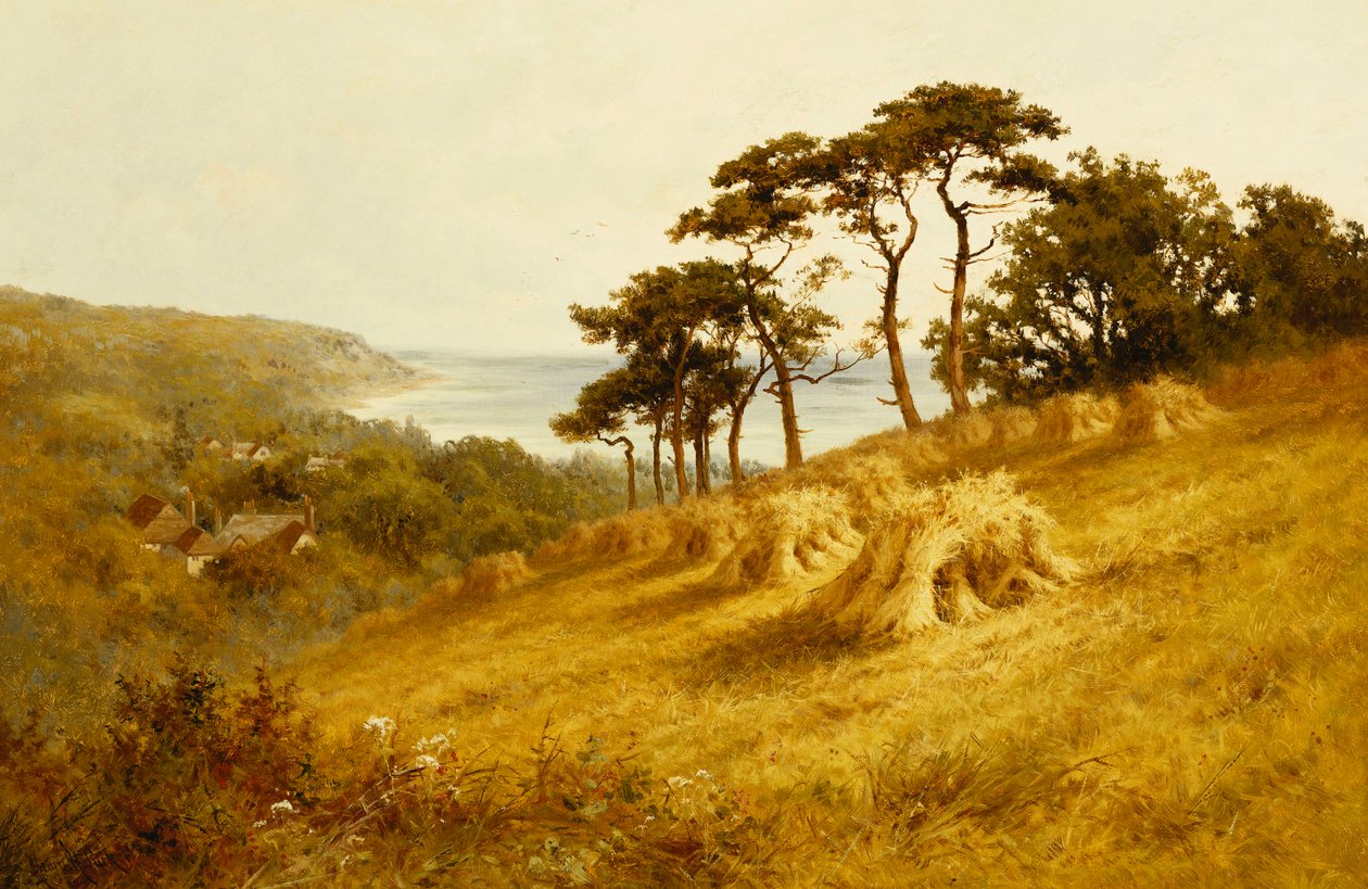 Czas żniw, Fairlight, Sussex, autorstwa Henry Parker