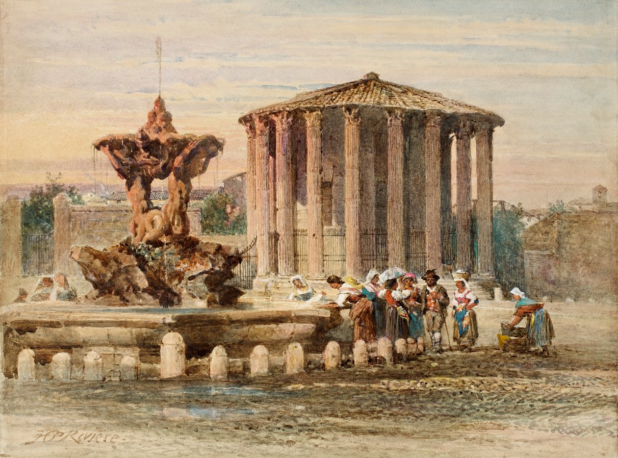 Fontanna w Rzymie autorstwa Henry Parsons Riviere