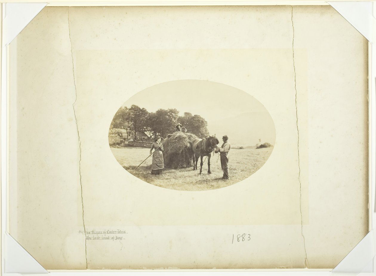 Na zboczach Cader-Idris, Ostatni ładunek siana, 1883. autorstwa Henry Peach Robinson