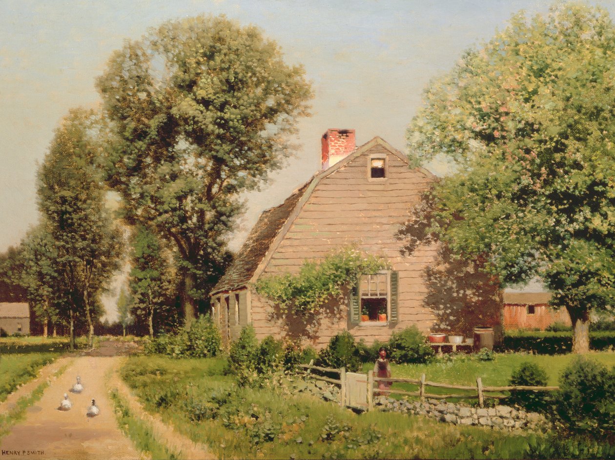 Stara Zagroda na Turnpike, ok.1889 autorstwa Henry Pember Smith