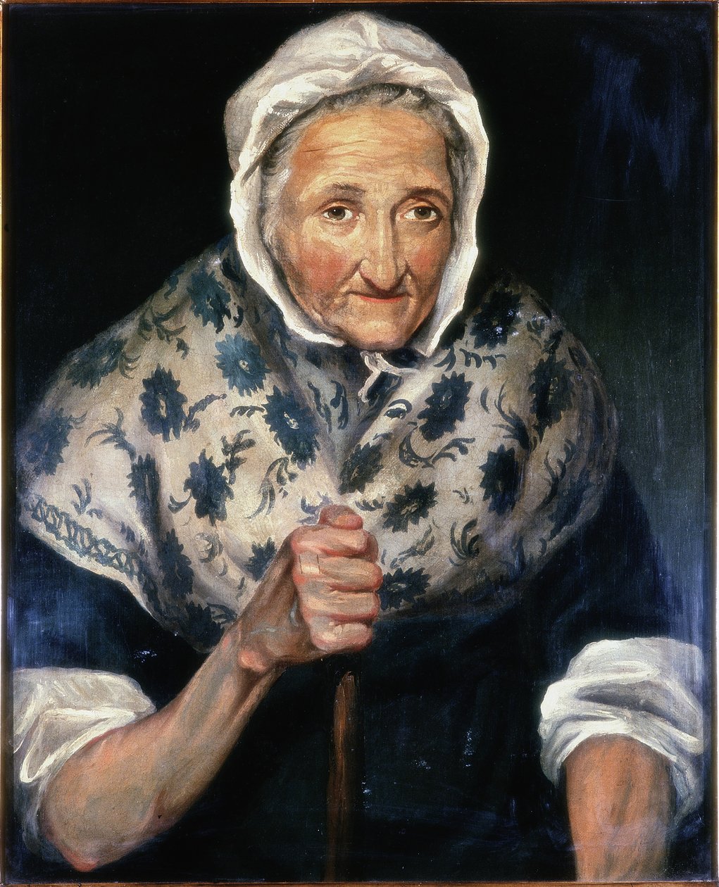 Judy Dowling - Opiekun chatki miejskiej (olej na płótnie) autorstwa Henry Perlee Parker