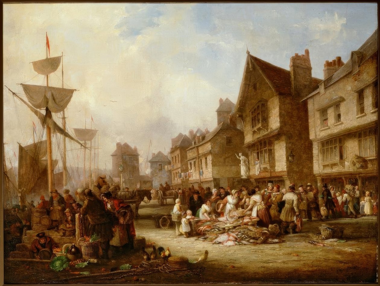Stare nabrzeże, Newcastle autorstwa Henry Perlee Parker