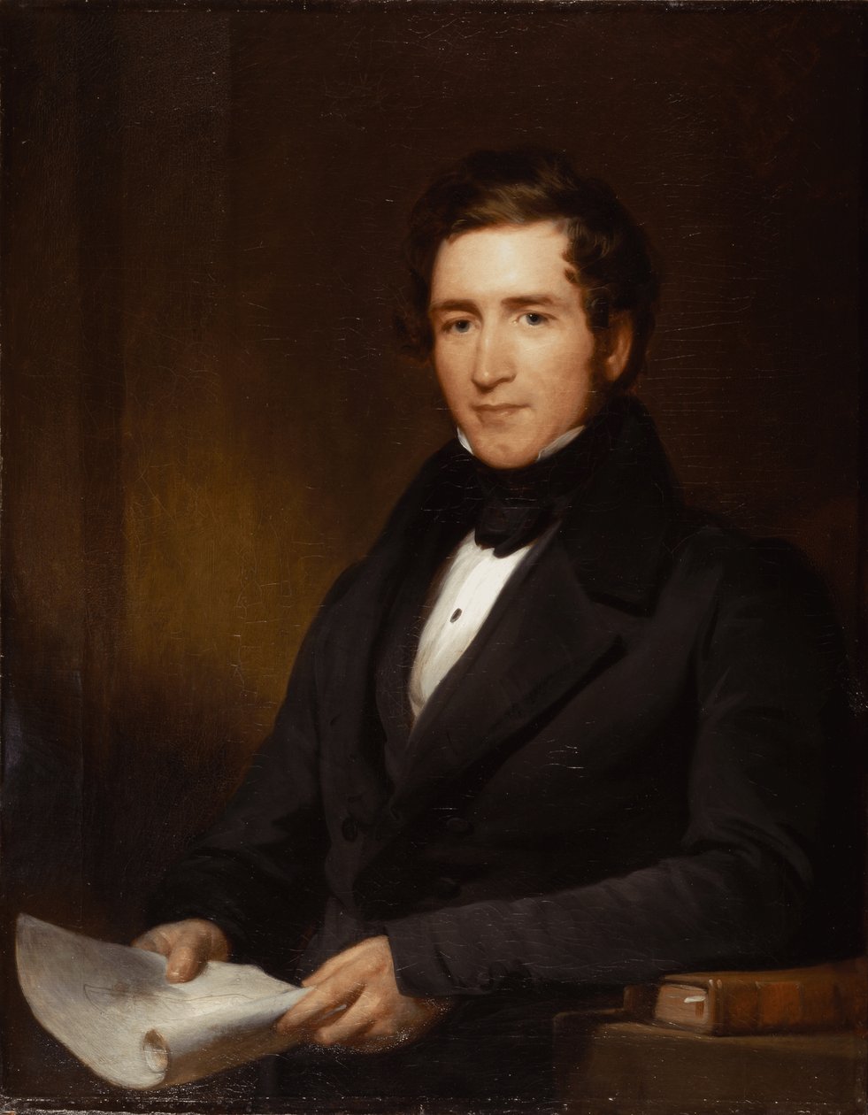 Portret Sir Josepha Paxtona, maj 1836 (olej na płótnie) autorstwa Henry Perronet Briggs