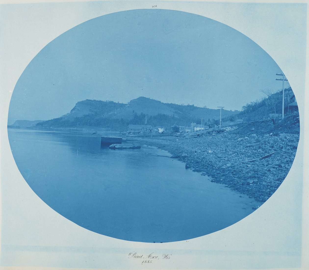 Bad Axe, Wis. 1885 (zdjęcie) autorstwa Henry Peter Bosse