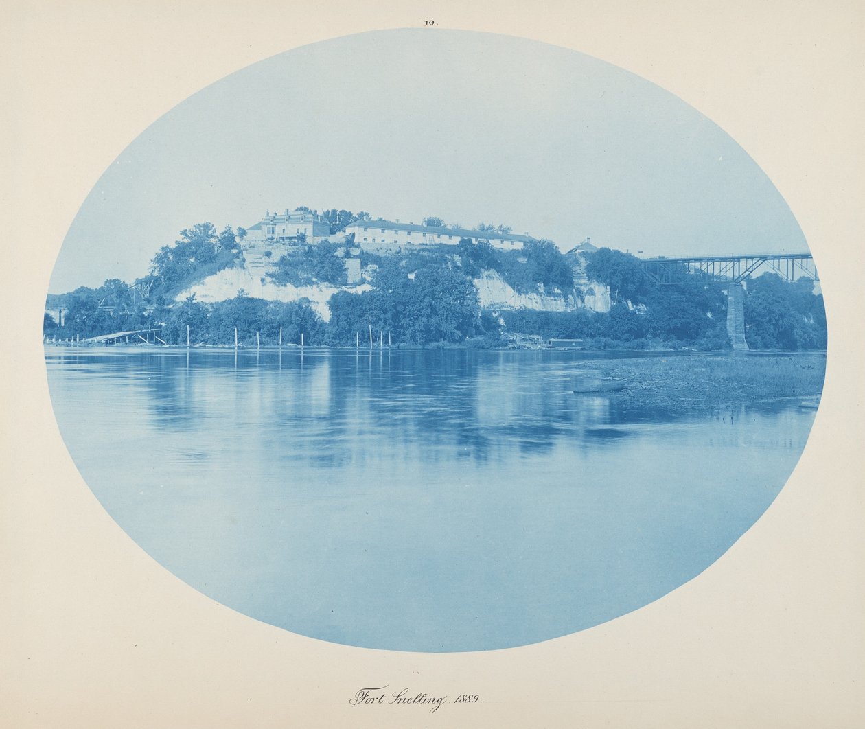 Fort Snelling, 1889 (zdjęcie) autorstwa Henry Peter Bosse
