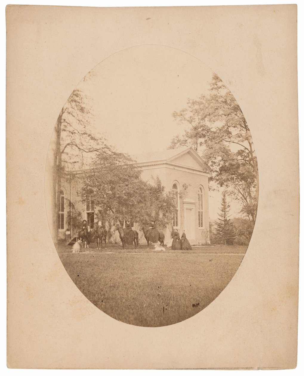 Doughoregan Manor, Maryland, ok. 1860 (zdjęcie) autorstwa Henry Pollock
