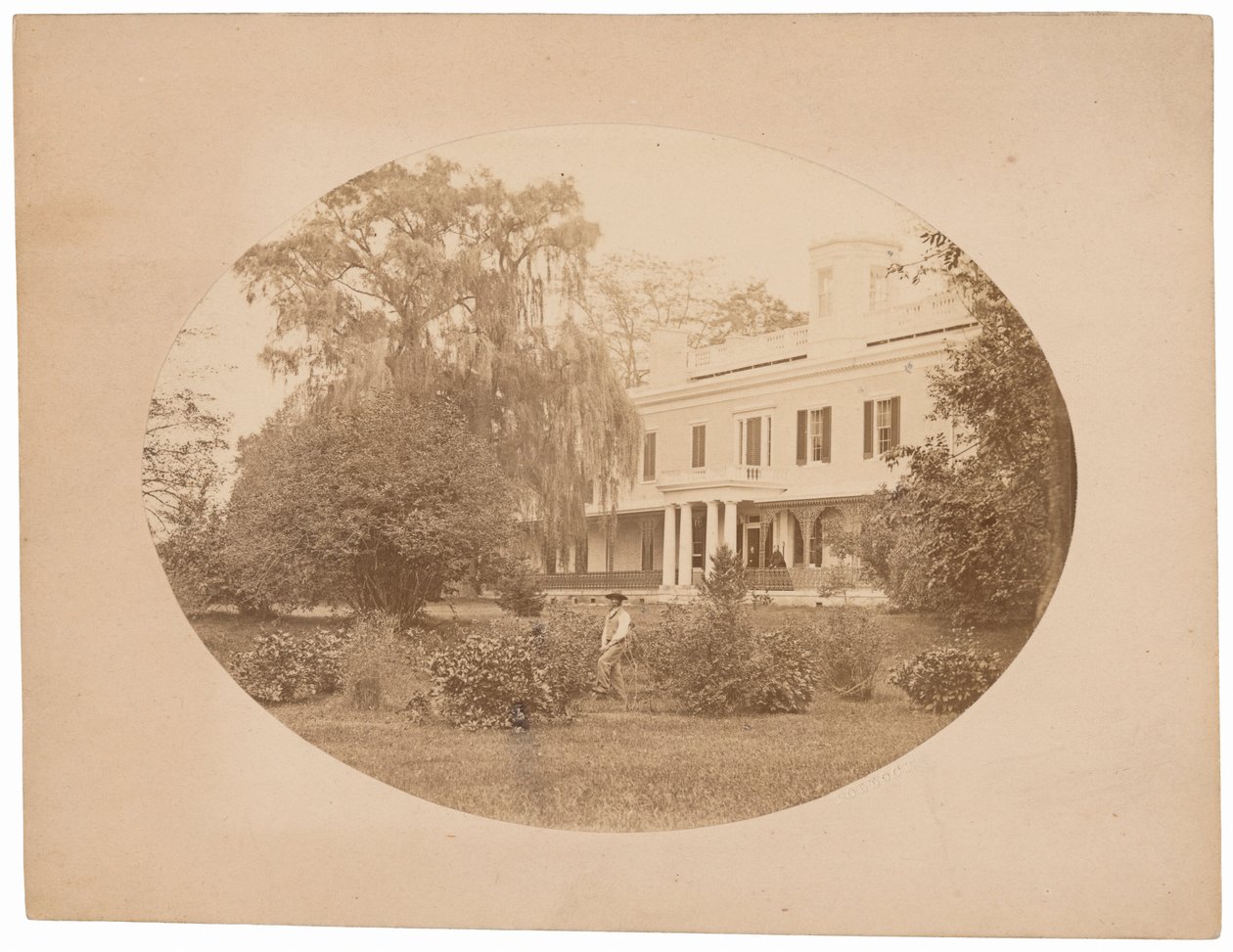 Doughoregan Manor, Maryland, ok. 1860 (zdjęcie) autorstwa Henry Pollock