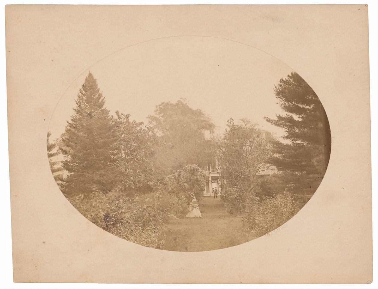 Doughoregan Manor, Maryland, ok. 1860 (zdjęcie) autorstwa Henry Pollock