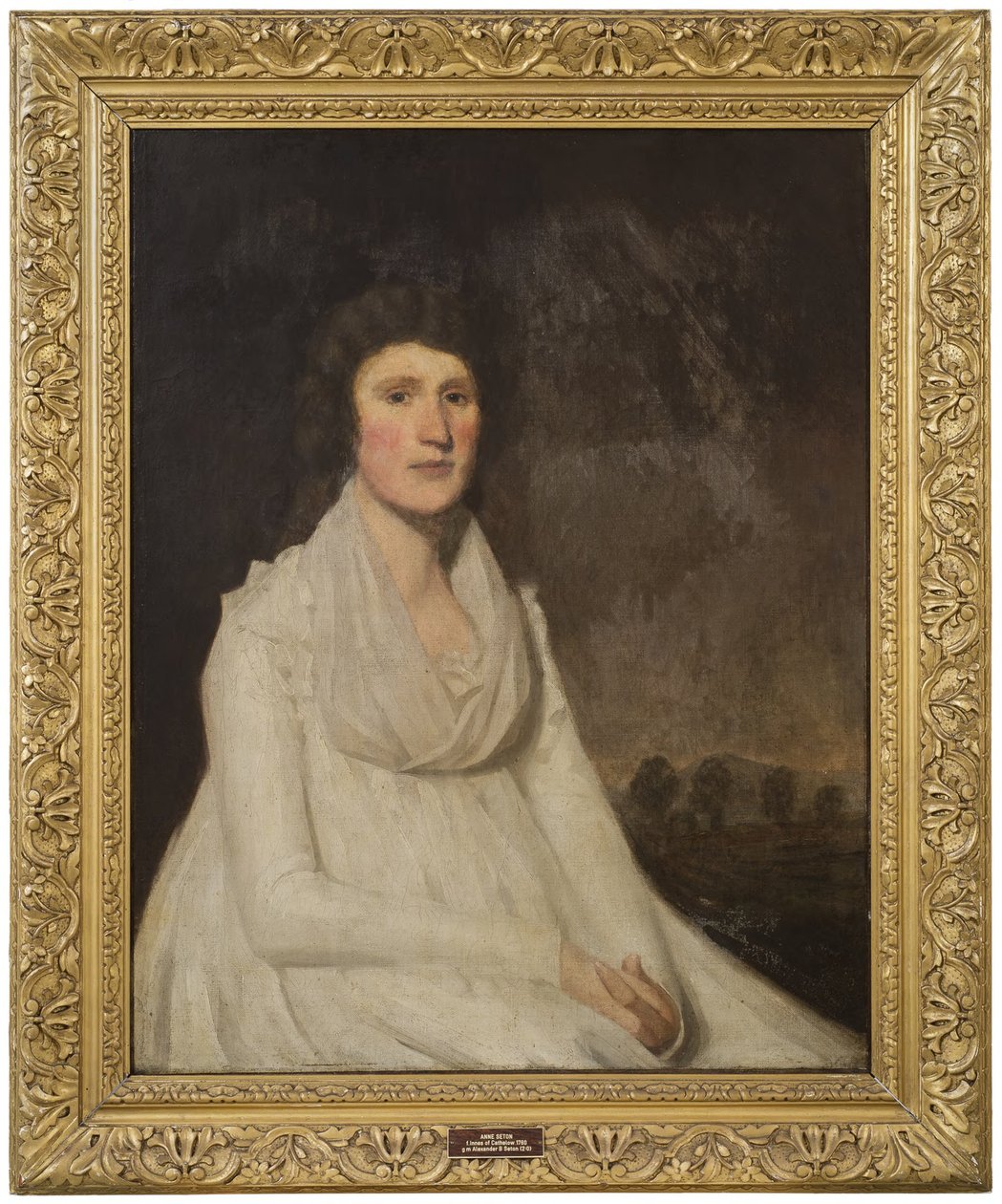 Anne Innes z Cathlow (1770–1796), urodzona w Szkocji, żona Alexandra, barona Setona, w jego drugim małżeństwie autorstwa Henry Raeburn