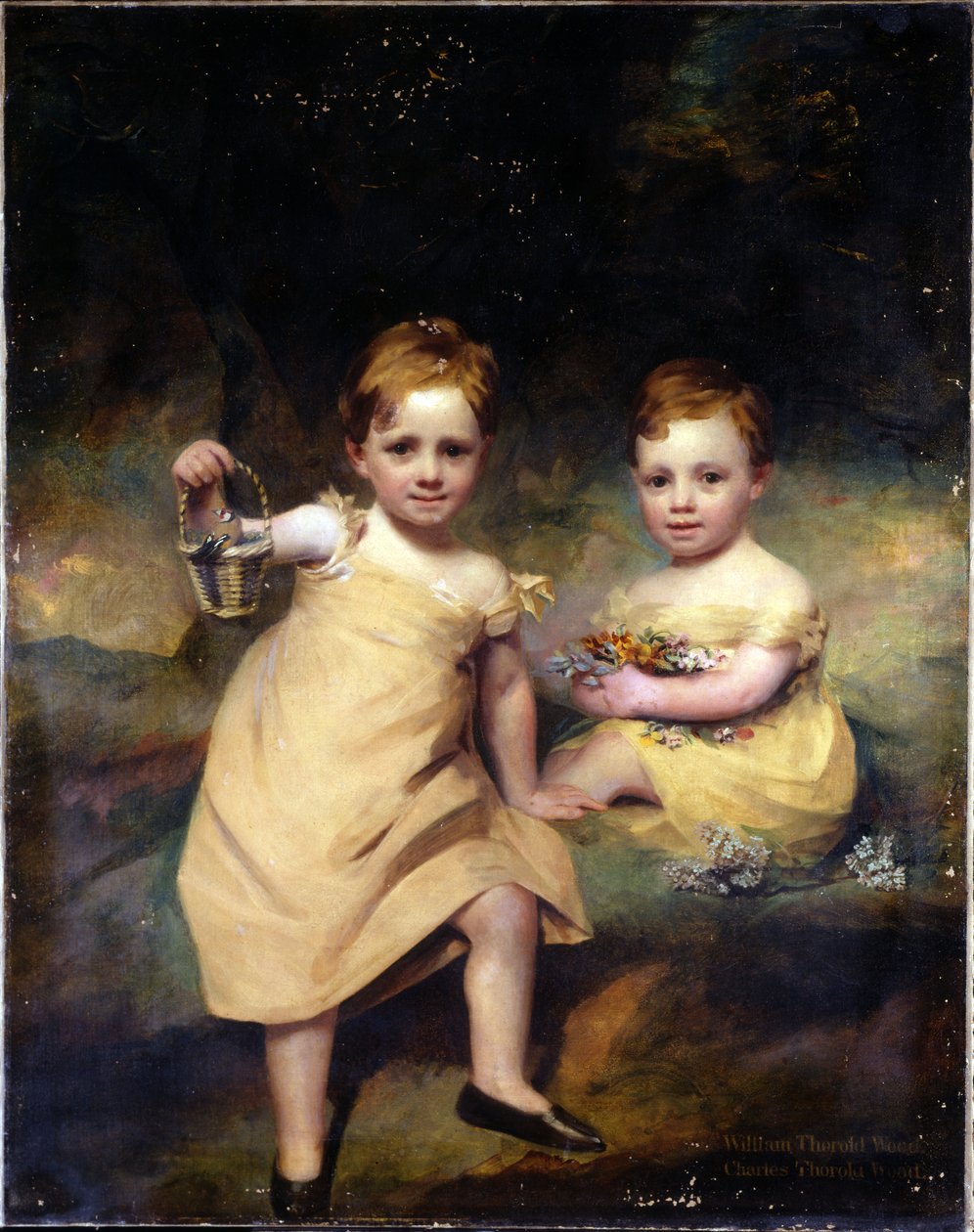 Podwójny portret Williama Thorolda Wooda i Charlesa Thorolda Wooda autorstwa Henry Raeburn