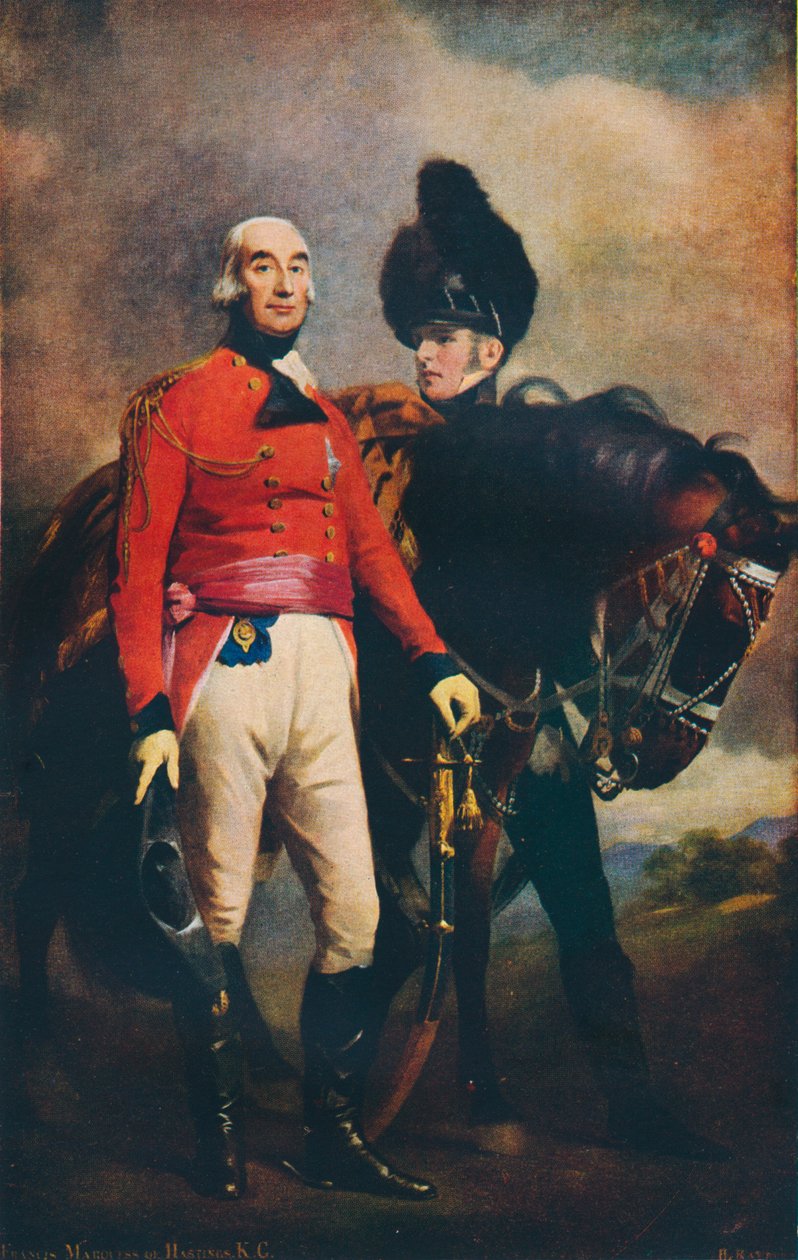 Generał Francis Rawdon-Hastings, 2. hrabia Moira później 1. markiz Hastings, c1813 autorstwa Henry Raeburn