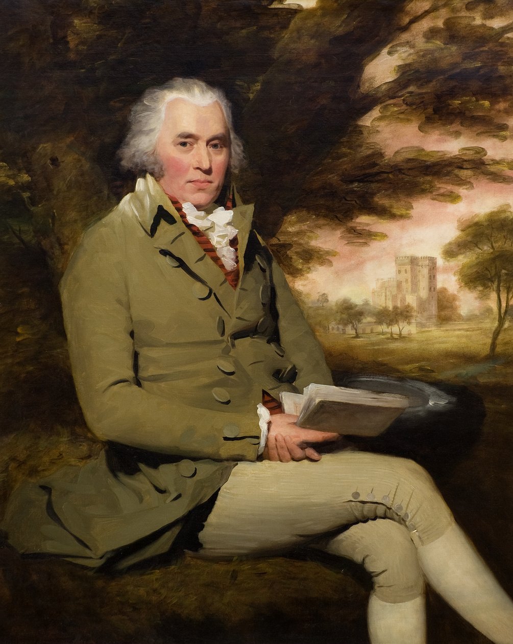 George Paterson z Castle Huntly, ok. 1790 (olej na płótnie) autorstwa Henry Raeburn