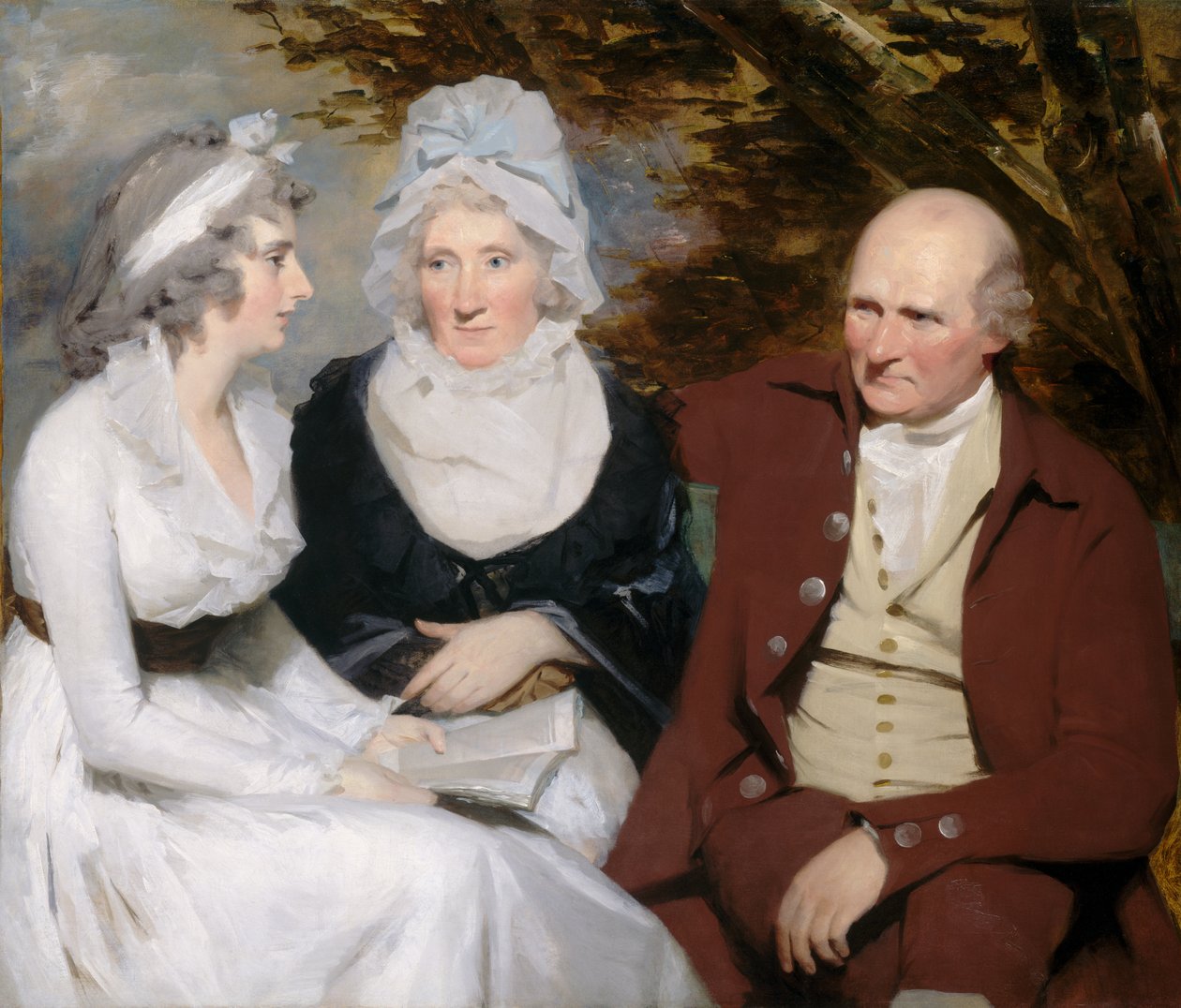 John Johnstone, Betty Johnstone i panna Wedderburn autorstwa Henry Raeburn