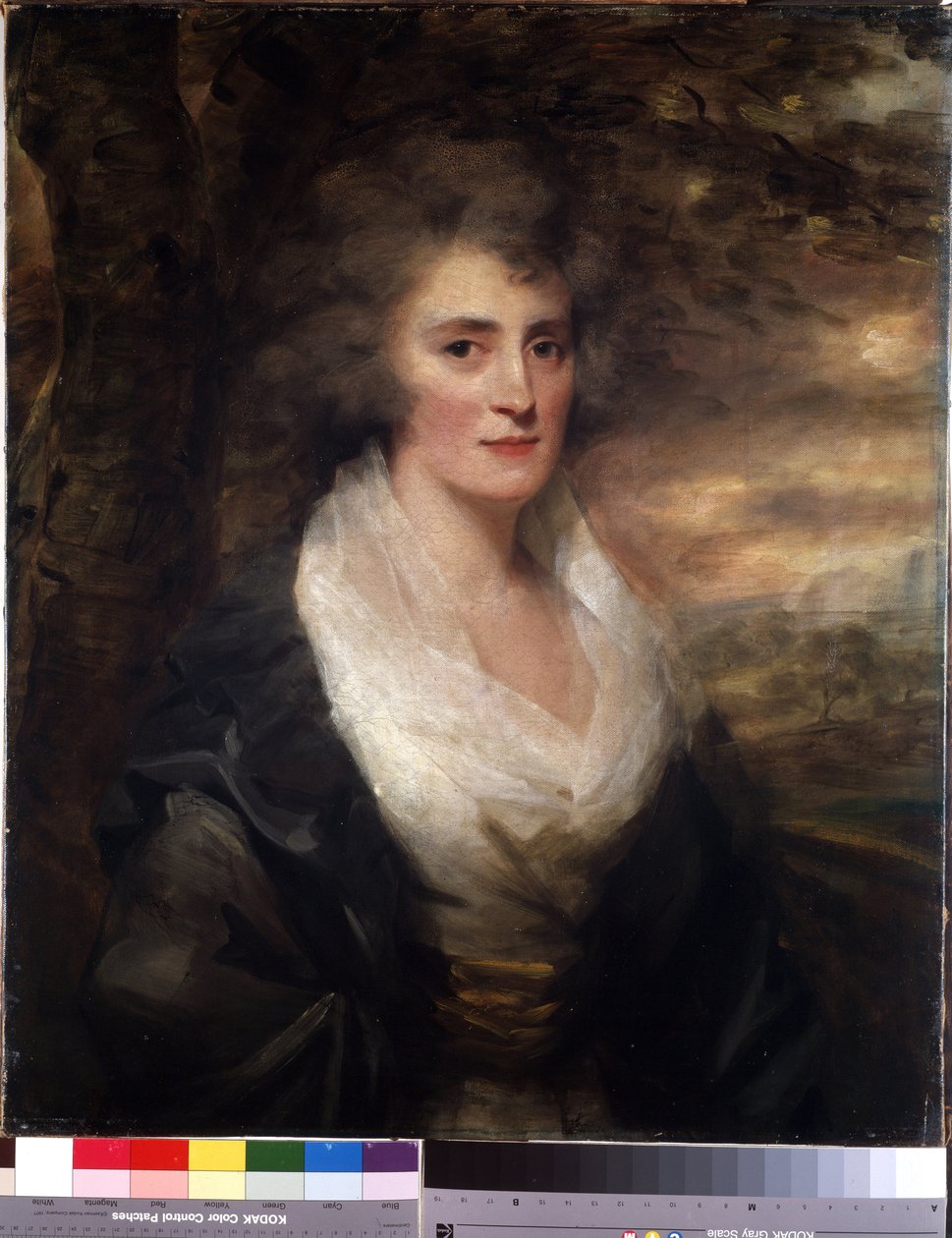 Portret panny Elinor Bethune. Obraz Sir Henry Raeburn (1756-1823), lata 90. XVIII w. Olej na płótnie. Ermitaż, Sankt Petersburg autorstwa Henry Raeburn