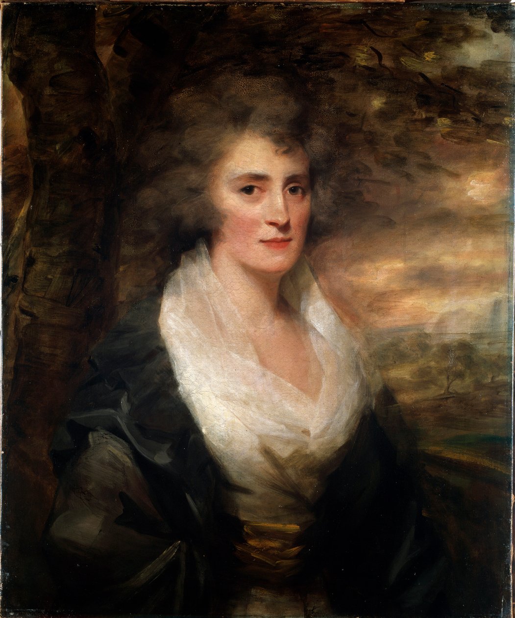 Portret pani Elinor Bethune, lata 90. XVIII wieku. autorstwa Henry Raeburn